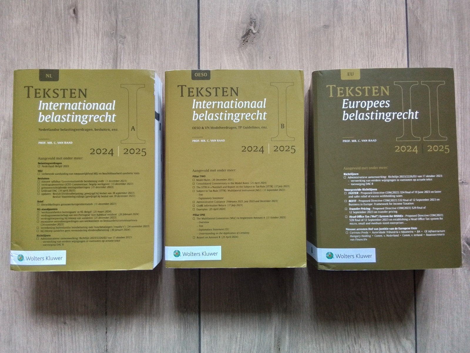 Teksten Internationaal en Europees belastingrecht 2024/2025, Boeken, Studieboeken en Cursussen, Ophalen of Verzenden, Zo goed als nieuw