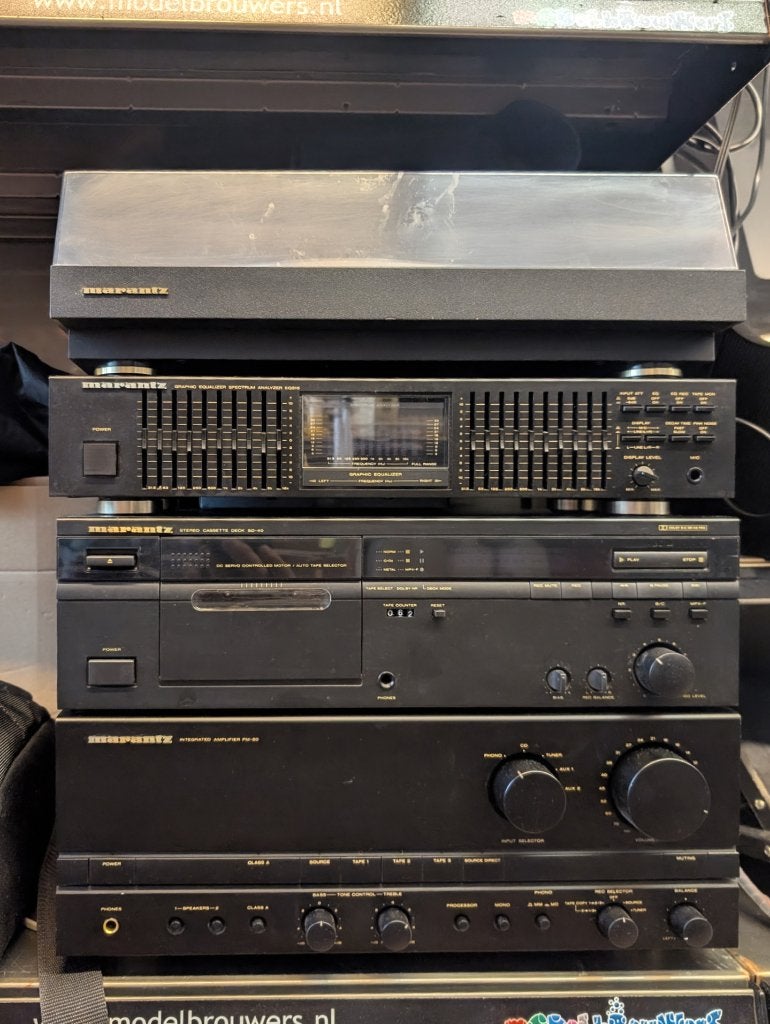 Analoog Marantz setje, Marantz, Gebruikt, 120 watt of meer, Ophalen