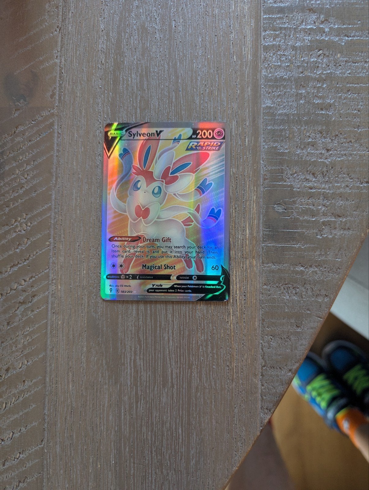 Pokemon kaart, Sylveon V, Ophalen