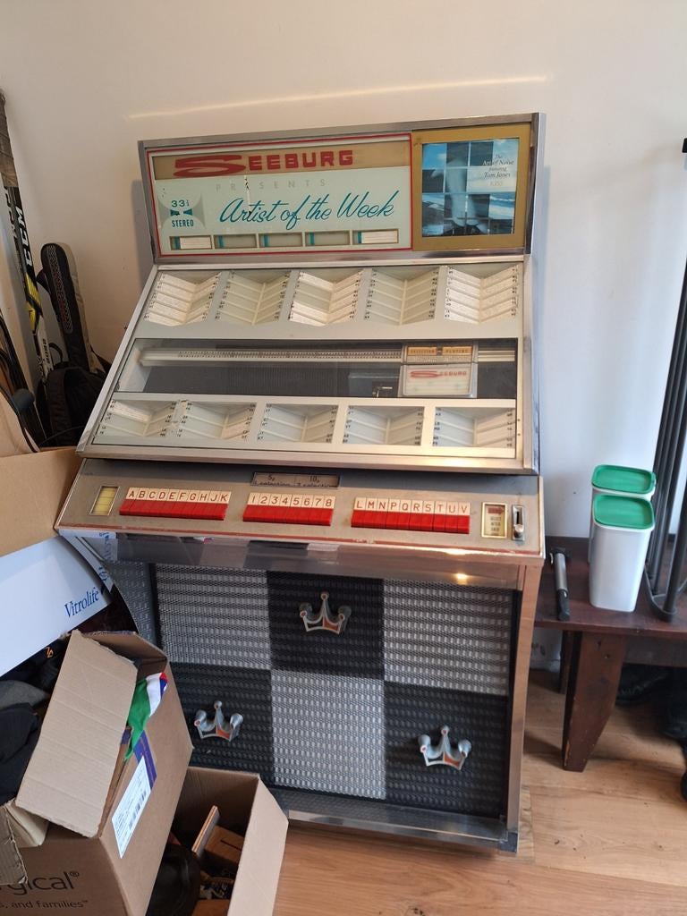 Jukebox Seeburg Y 160, Verzamelen, Automaten | Jukeboxen, Ophalen