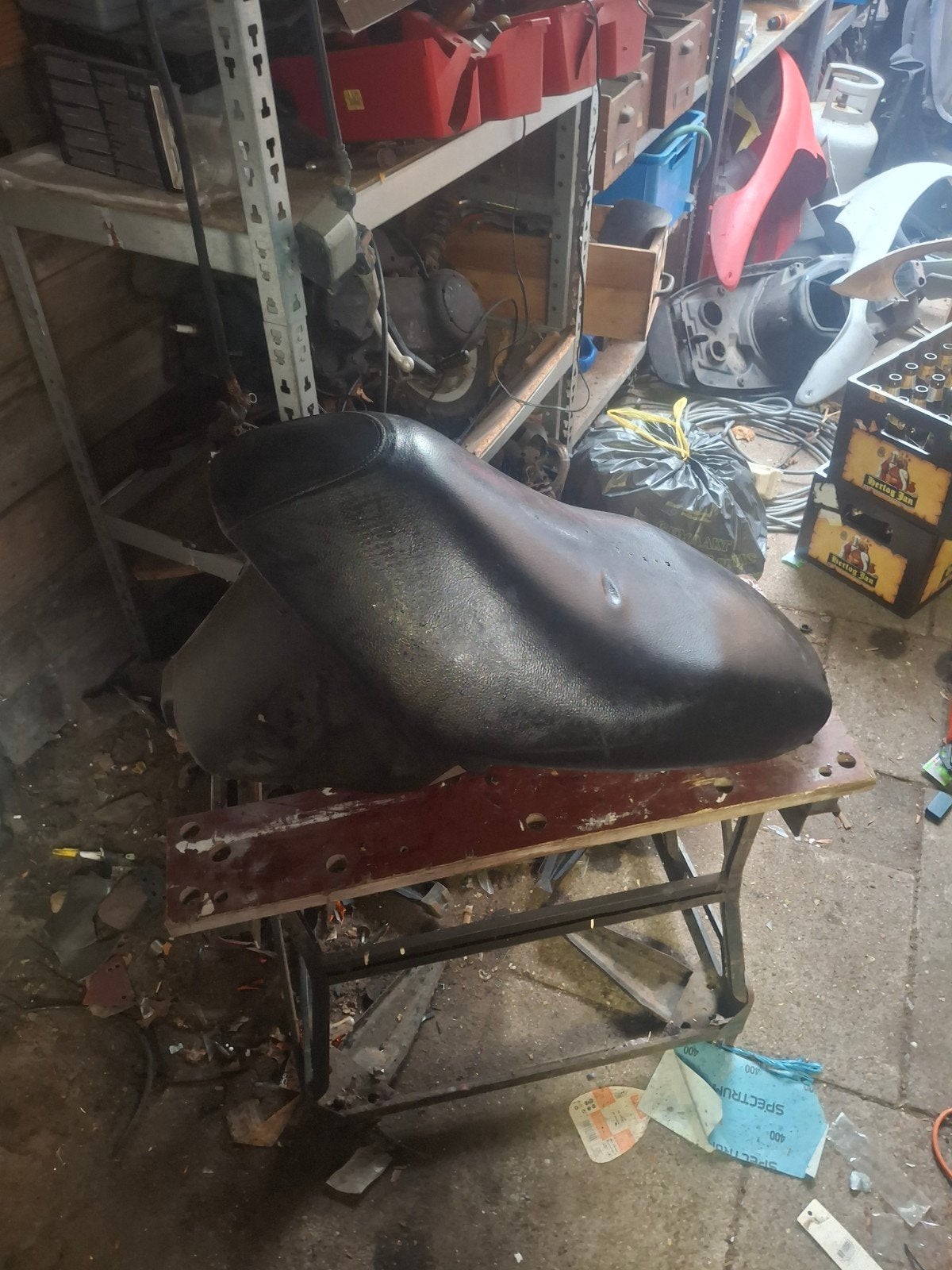 peugeot viva city zadel met peugeot text, Ophalen of Verzenden, Gebruikt, Zadel, Peugeot