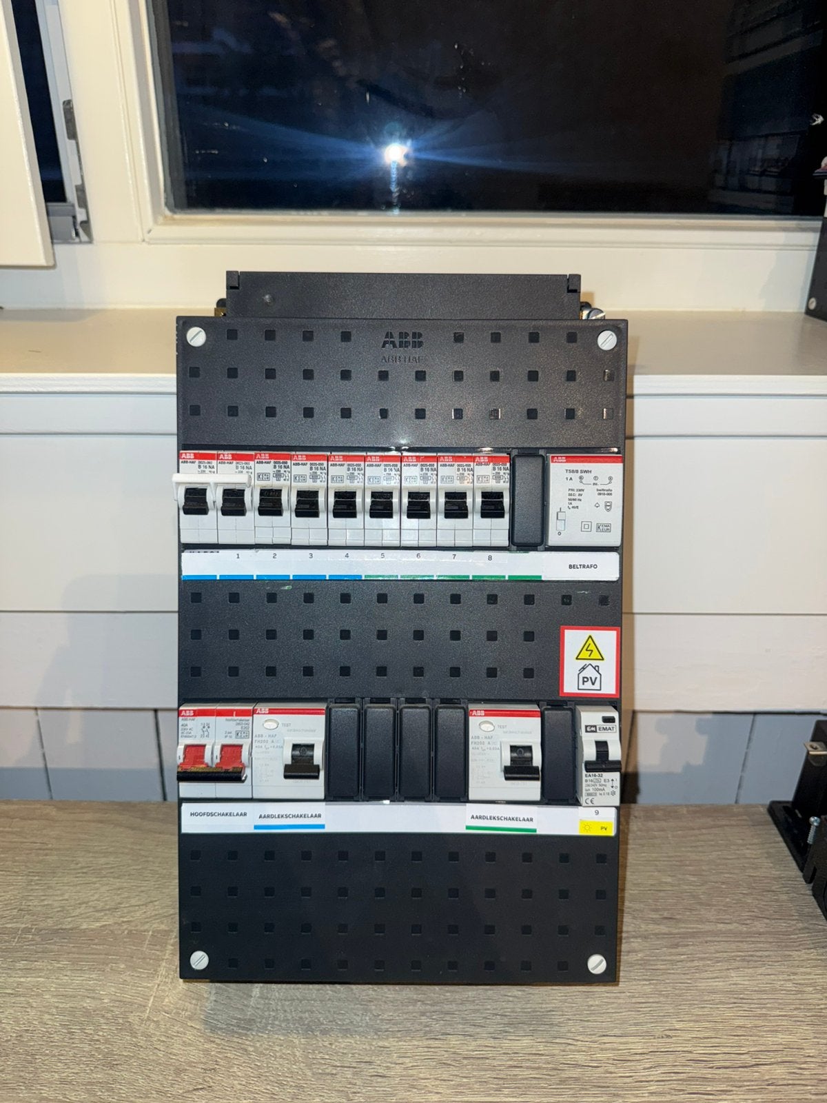 1 fase groepenkast abb zeer complete set up, Ophalen, Zo goed als nieuw, Overige typen