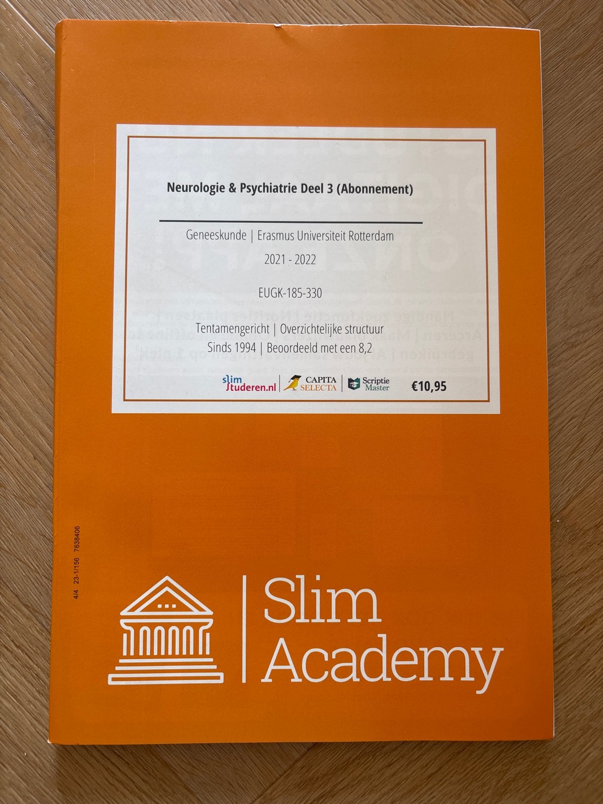 Neurologie & Psychiatrie Deel 3 (Abonnement) - Slim Academy, Boeken, Ophalen of Verzenden, Beta, Zo goed als nieuw, WO