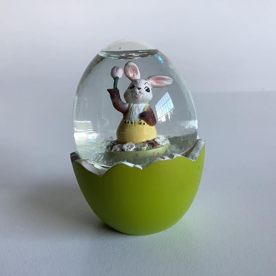 goebel schuddebol met konijntje, Ophalen of Verzenden, Zo goed als nieuw, Dier