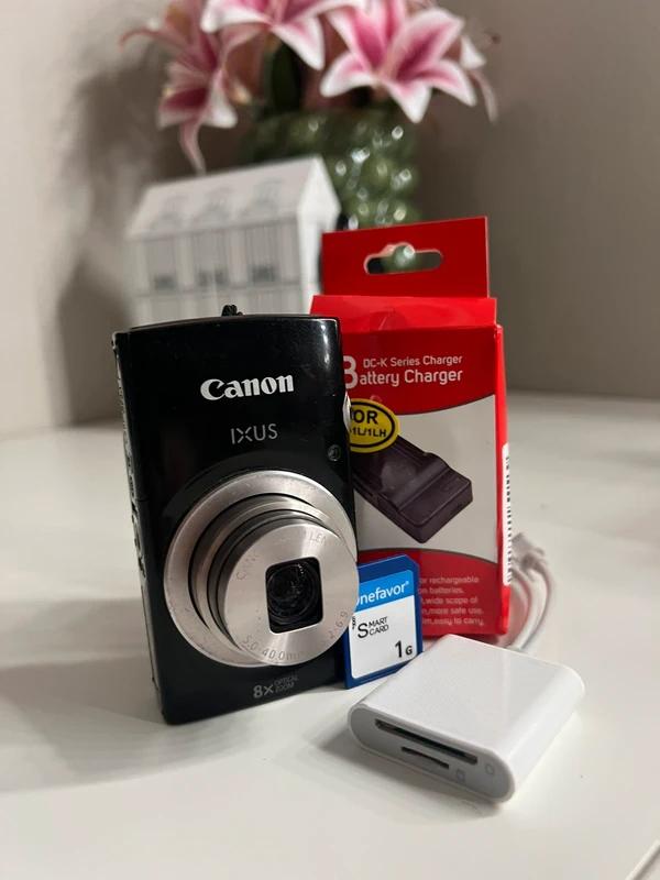 Canon IXUS 185 digital cam compleet ( met voorbeeld foto’s), Ophalen of Verzenden, Zo goed als nieuw, Canon