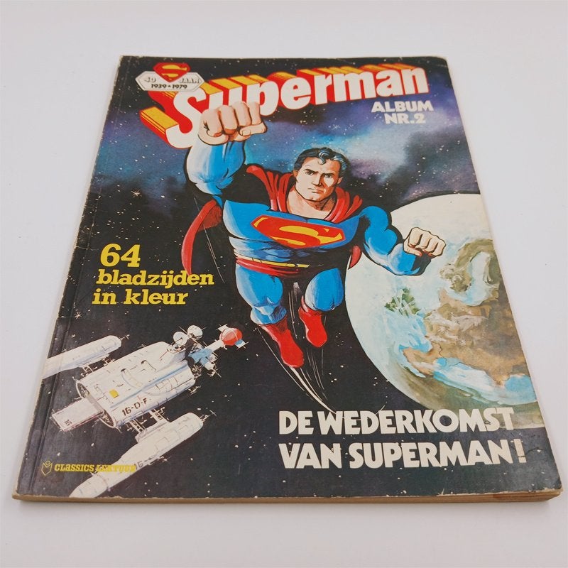 Superman Album, Eén stripboek, Ophalen of Verzenden, Gelezen