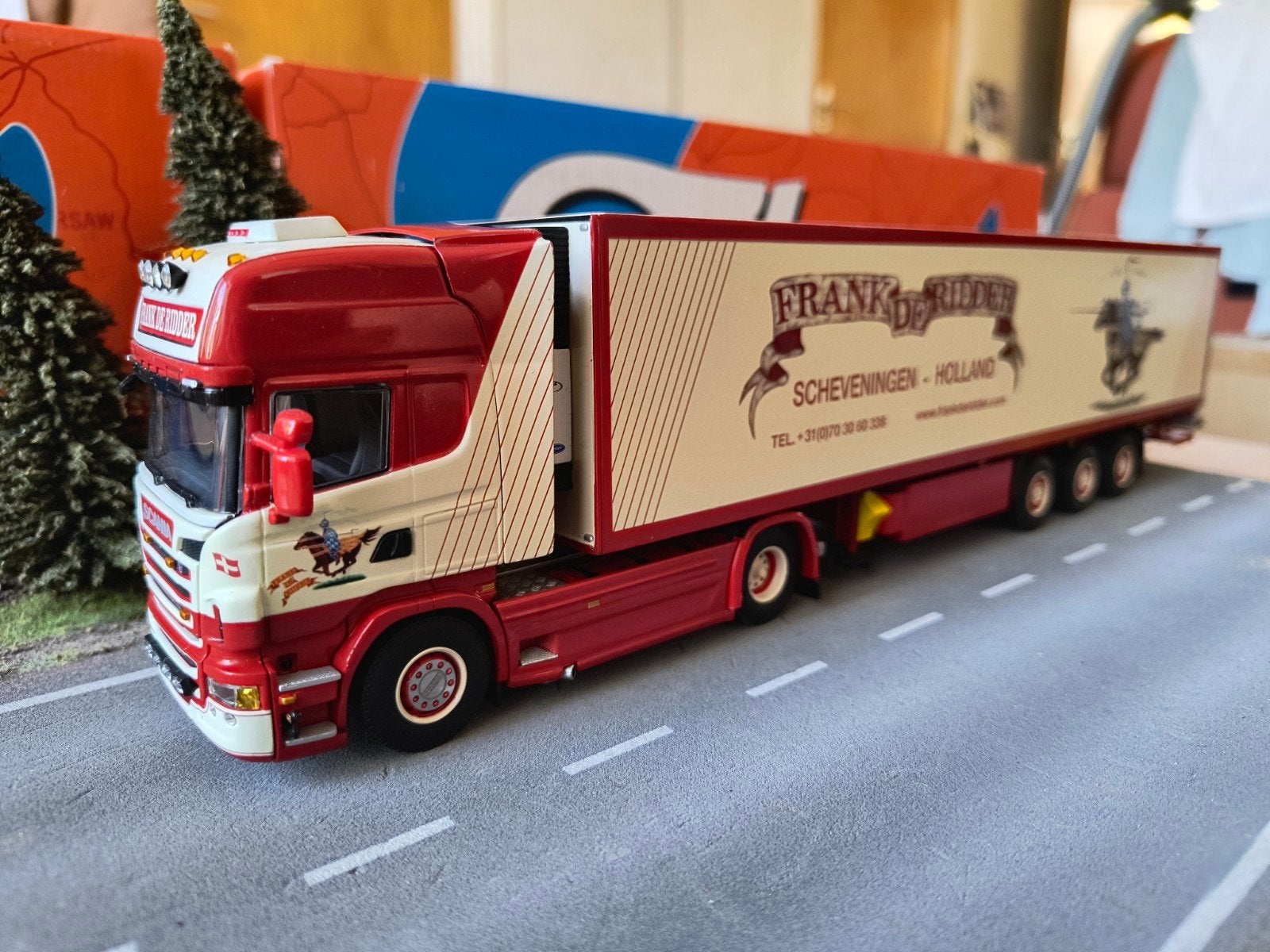 Wsi Scania Frank De Ridder, Ophalen of Verzenden, Zo goed als nieuw, Bus of Vrachtwagen, Wsi