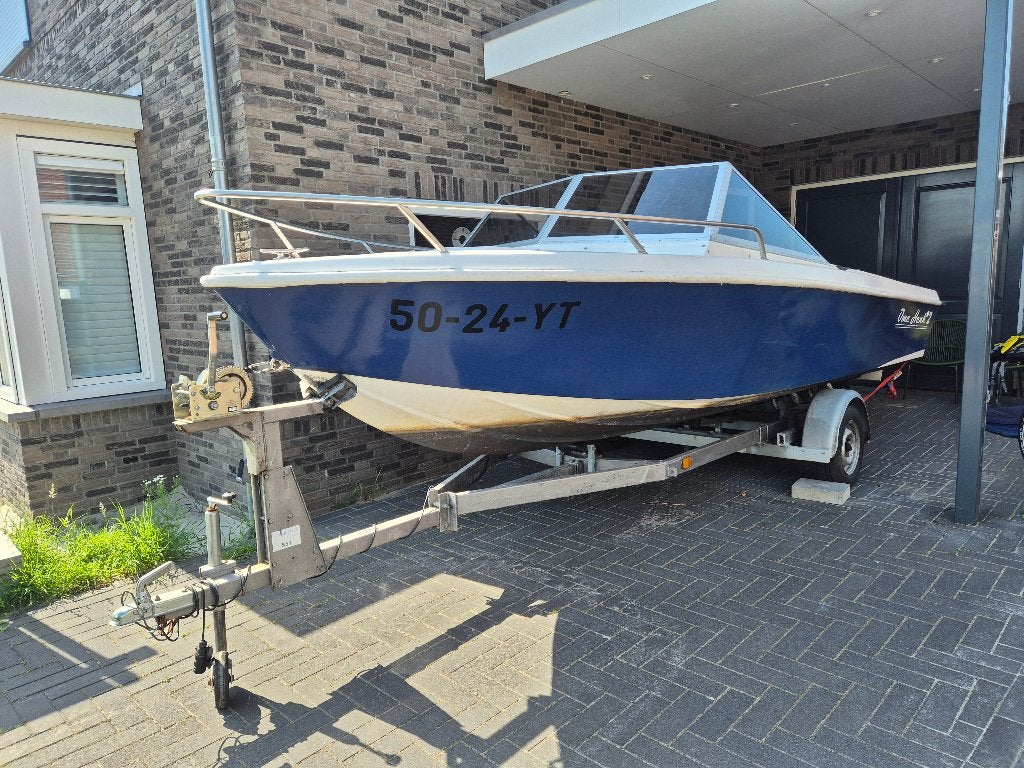 Speedboot - snelle motorboot Ome Henk, Watersport en Boten, Speedboten, Ophalen, Gebruikt, 70 pk, 6 m