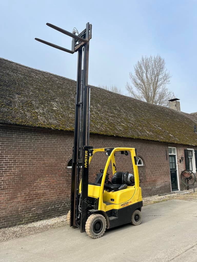 Hyster 16 fortens triplex 5m sideshift freelift lpg netjes!✅, Zakelijke goederen, Machines en Bouw | Heftrucks en Intern transport