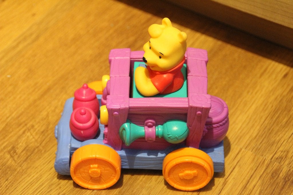 winny de pooh in auto., Ophalen of Verzenden, Gebruikt, Jongen of Meisje
