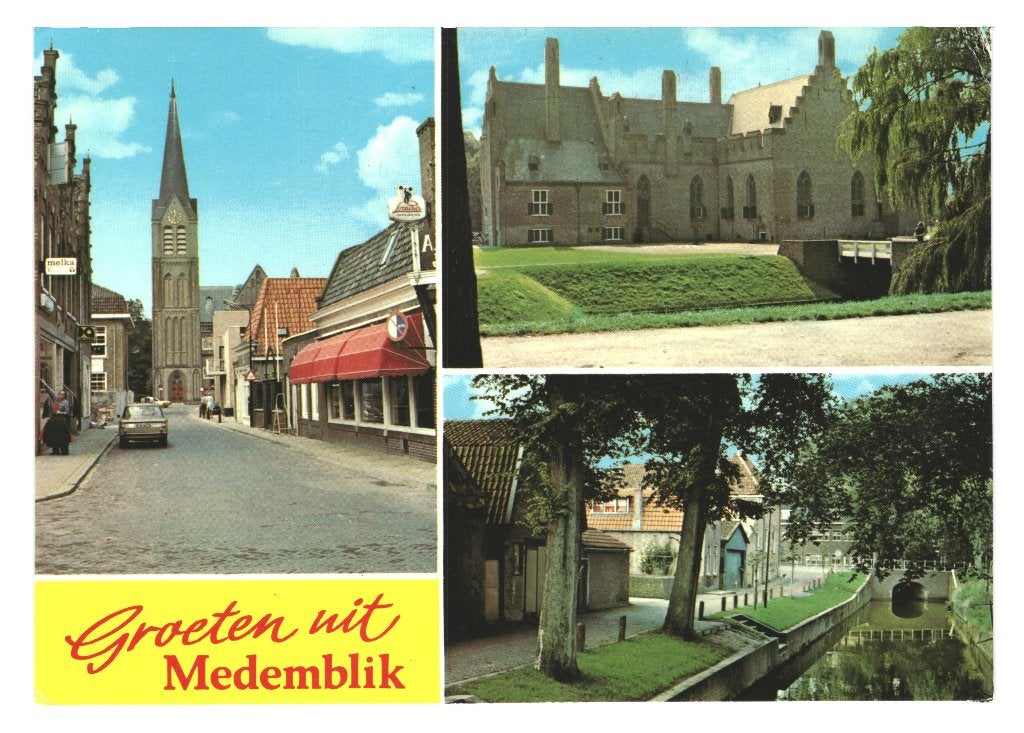 41181 Medemblik 1978 NH Ned H Kerk Gelopen met postzegel, Verzamelen, Ophalen of Verzenden, 1960 tot 1980, Gelopen, Noord-Brabant