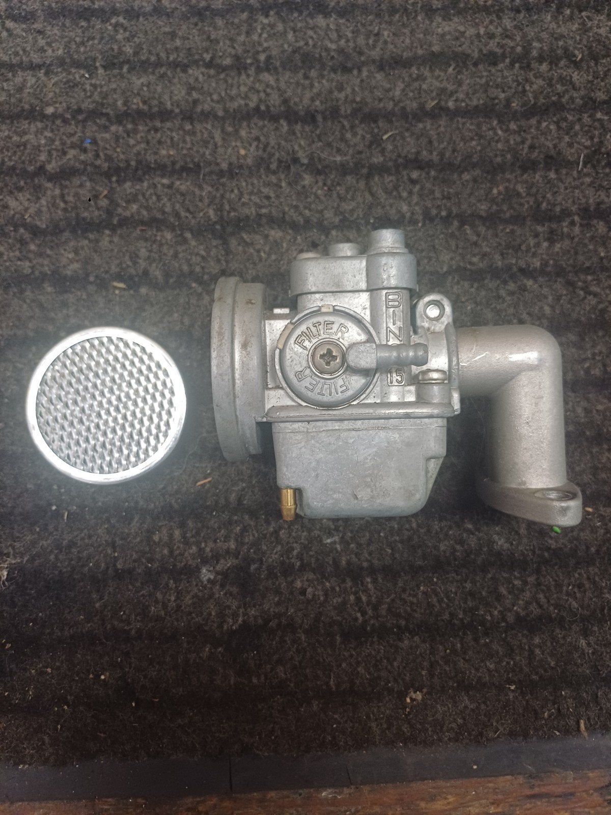 Originele Bing carburateur 15mm, Ophalen of Verzenden, Gebruikt, Carburateur
