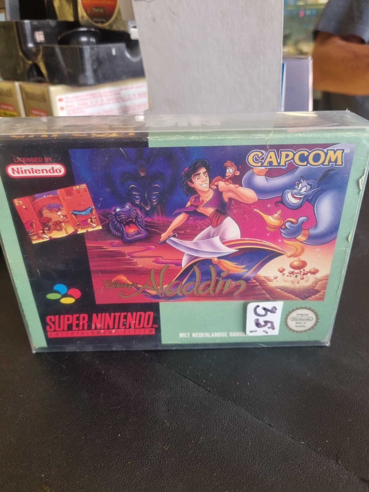 Aladdin Super Nintendo SNES - Klassiek Platformspel, Ophalen, Gebruikt, 1 speler, Platform