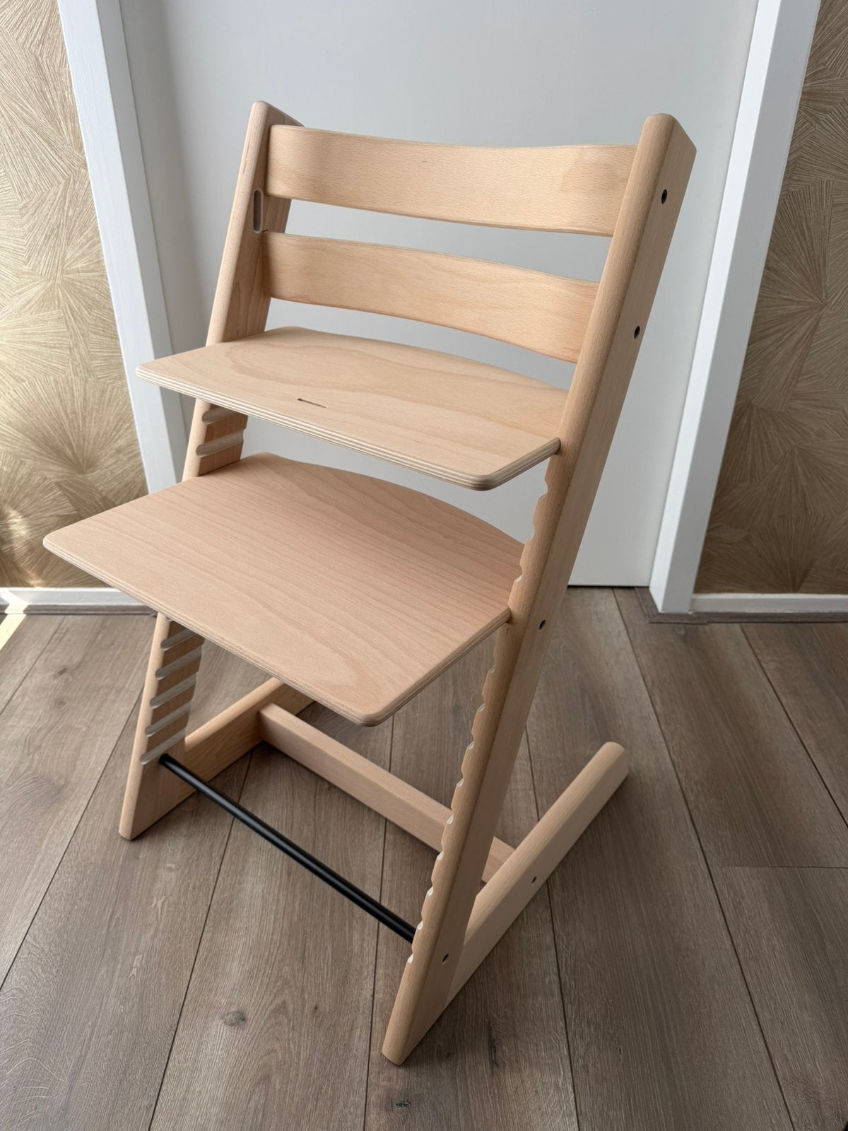 Stokke Tripp Trapp stoel naturel, Ophalen of Verzenden, Gebruikt, Meegroeistoel