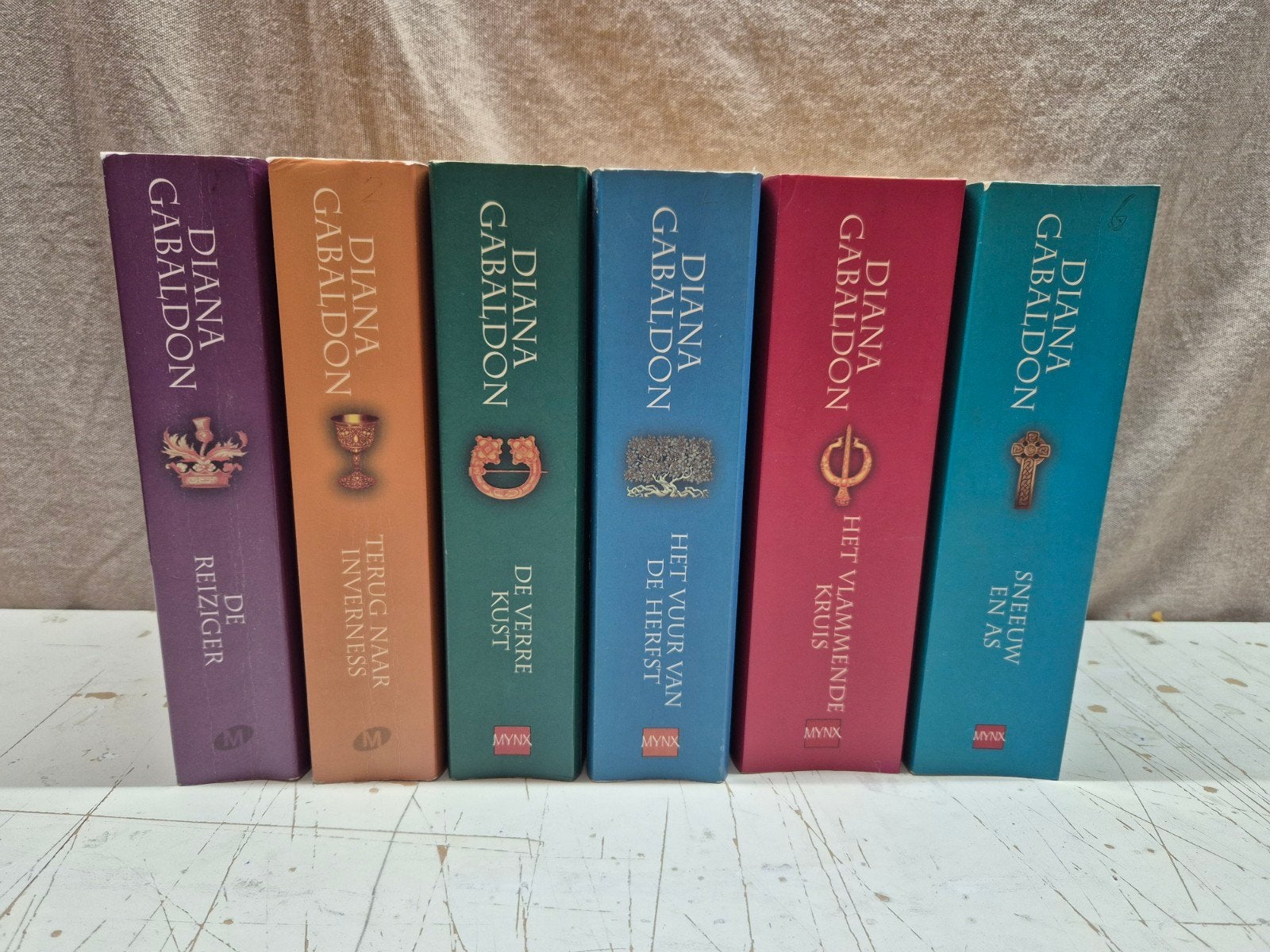6 boeken outlander van diana gabaldon, Boeken, Ophalen of Verzenden