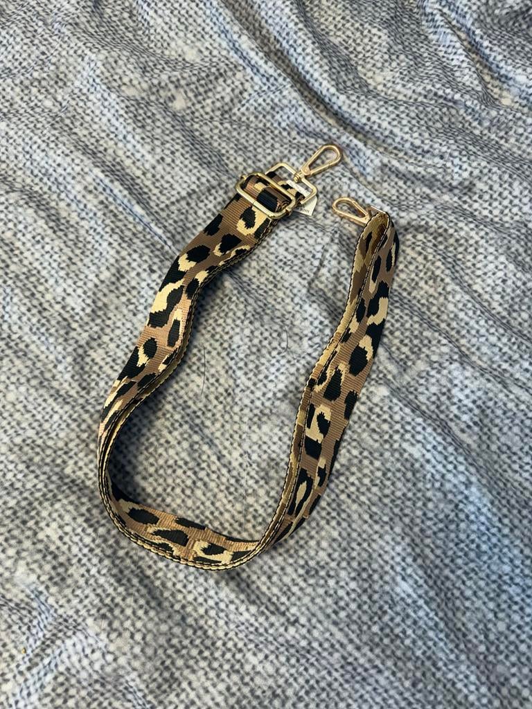 Tas koord panterprint, Ophalen of Verzenden, Nieuw, Bruin, Overige merken