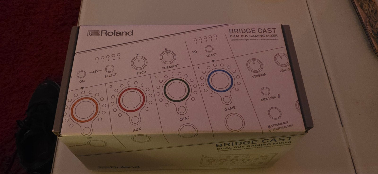 Roland Bridge Cast Ice White gaming audio mixer, Ophalen, Nieuw, Minder dan 5 kanalen