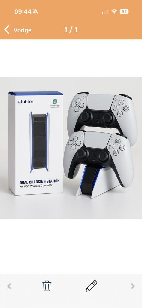 Laad station  joysticks ps5, Ophalen of Verzenden, Nieuw