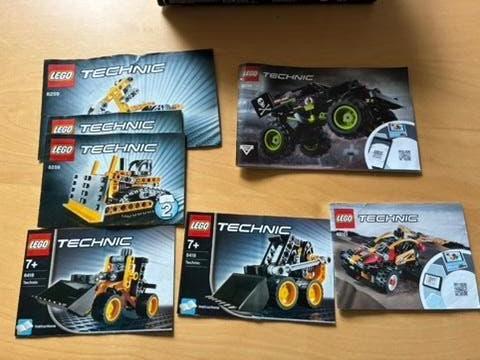 Lego technic 4 sets, Ophalen, Compleet, Lego, Zo goed als nieuw
