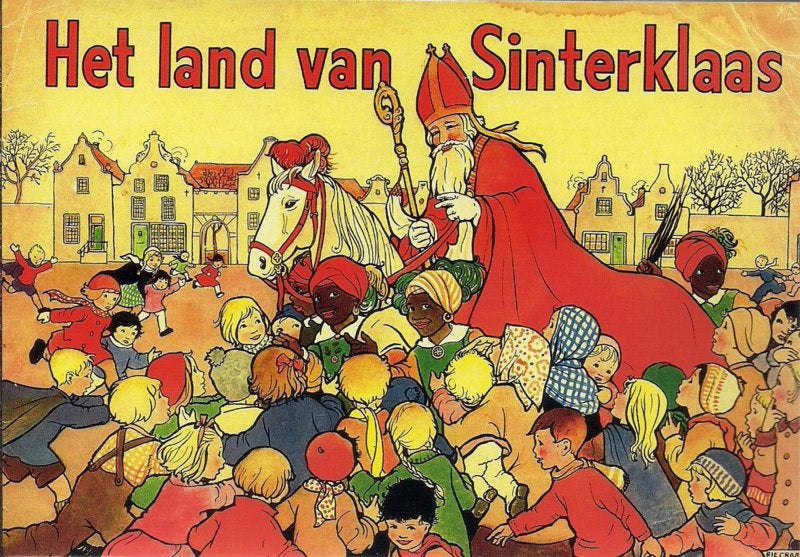 Het land van Sinterklaas prentbriefkaart [C9617], Ophalen of Verzenden, 1980 tot heden, Ongelopen, Voertuig