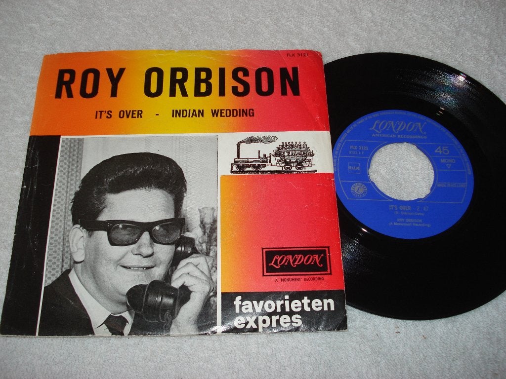 Roy Orbison  It s Over  oranje geel   Favorieten Expres, Cd's en Dvd's, Vinyl Singles, Fotohoes, Ophalen of Verzenden, Zo goed als nieuw