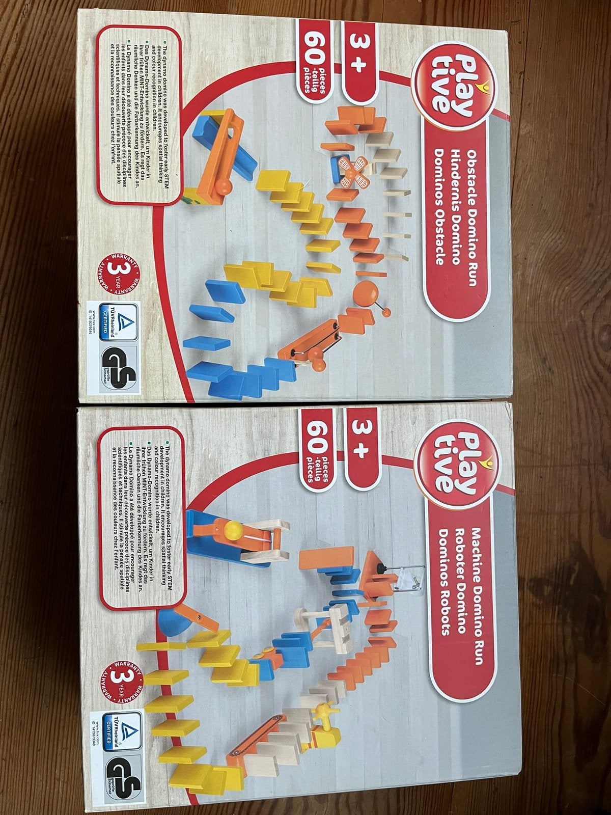 Houten domino stenen om een super leuke dominobaan te maken, Ophalen of Verzenden, Zo goed als nieuw, Overige merken