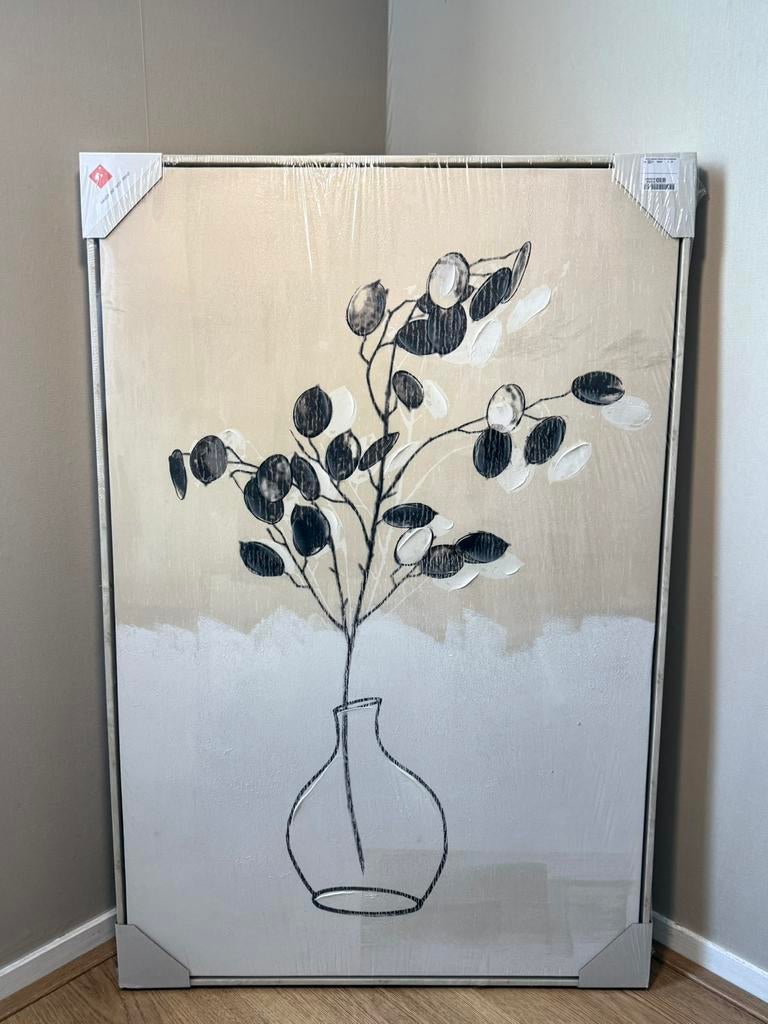 Schilderij 60x90 HELEMAAL NIEUW, Ophalen, Nieuw, 50 tot 75 cm, Schilderij