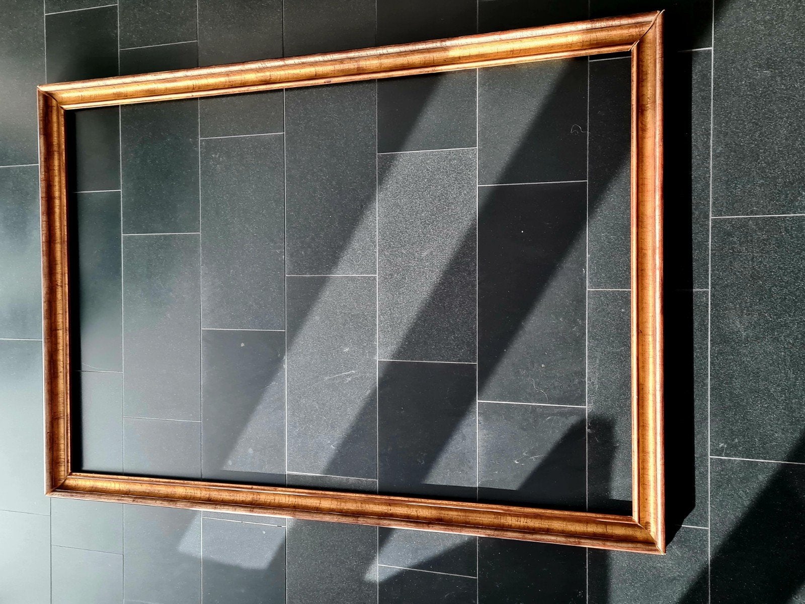 Klassieke houten schilderijlijst 198 -136 cm, Huis en Inrichting, Woonaccessoires | Lijsten, Ophalen, Gebruikt, 136 cm, Schilderijlijst