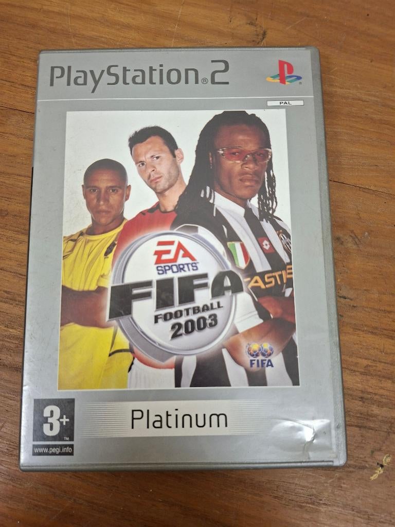 FIFA Football 2003 - PlayStation 2, Spelcomputers en Games, Games | Sony PlayStation 2, Gebruikt, Sport, 1 speler, Vanaf 3 jaar