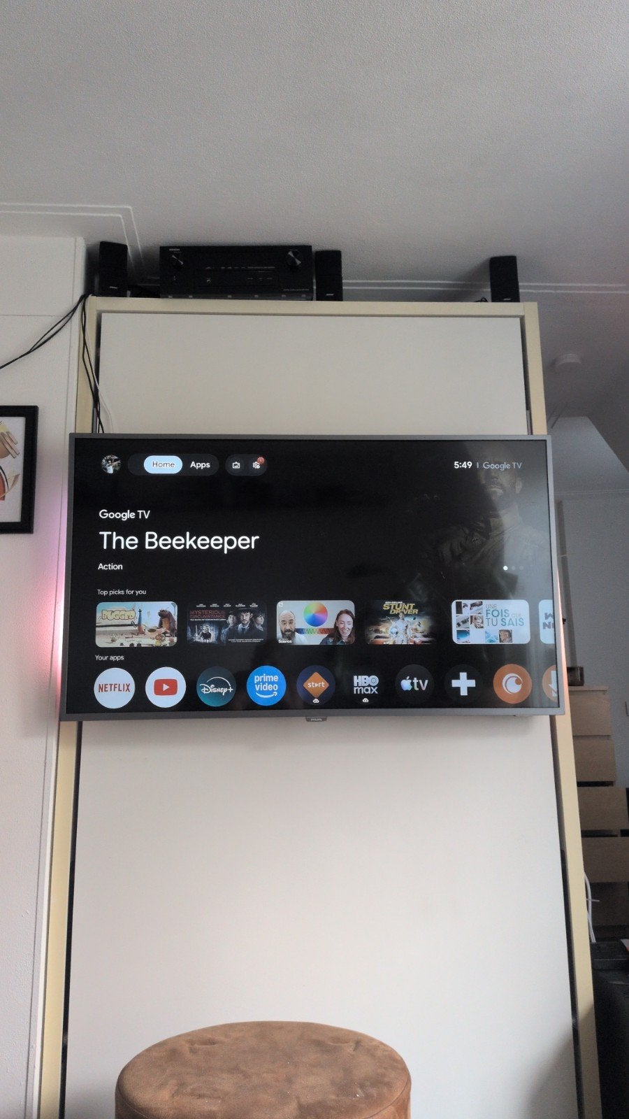 Philips Ambilight 55 inch 55PUS6262/12 4K Smart TV, Audio, Tv en Foto, Televisies, Ophalen, Philips, Gebruikt, 100 Hz