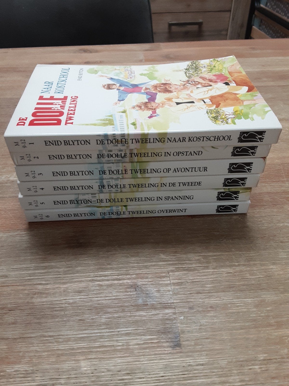 De Dolle Tweeling - Complete serie van Enid Blyton (6 boeken, Boeken, Ophalen of Verzenden, Gelezen, Enid Blyton, Fictie