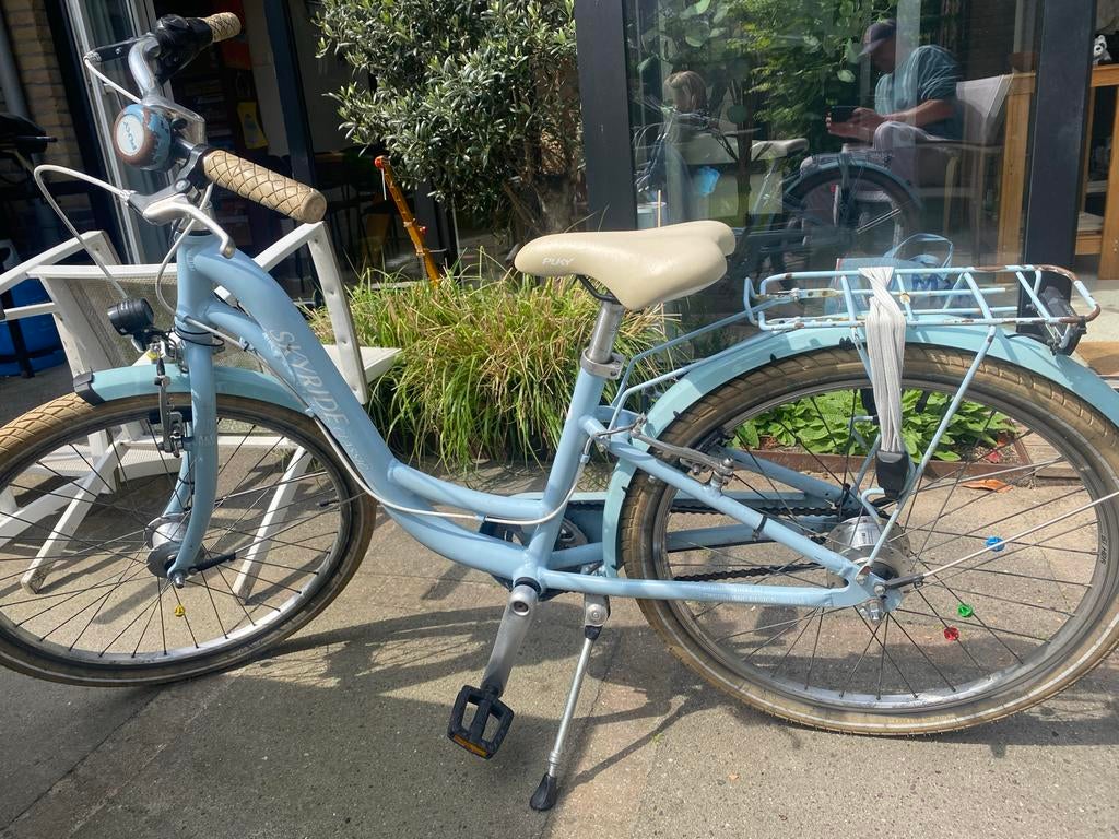 Puky Skyride Kinderfiets 24 inch - Lichtblauw, Minder dan 47 cm, Ophalen, Zo goed als nieuw, Overige merken