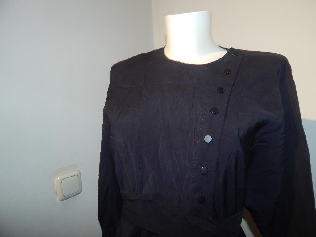 BA&SH beeldig jurkje gladde stof drukkers strik 3/40, Maat 38/40 (M), Verzenden, Zwart, Ba&sh