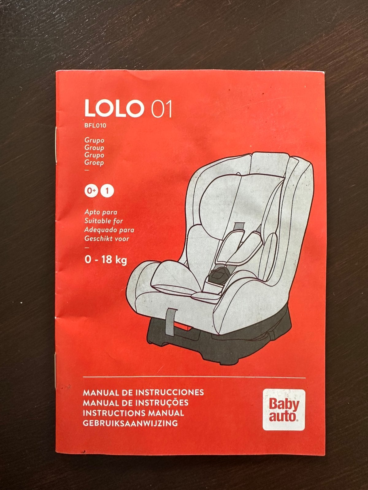 Autostoel baby 0-18kg, Verstelbare rugleuning, Autogordel, 0 t/m 18 kg, Zo goed als nieuw