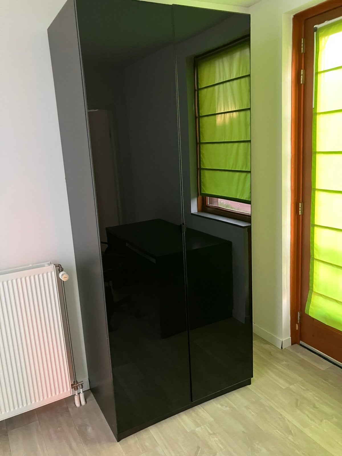 Pax kledingkast zwart, Ophalen, Gebruikt, 50 tot 75 cm, 200 cm of meer
