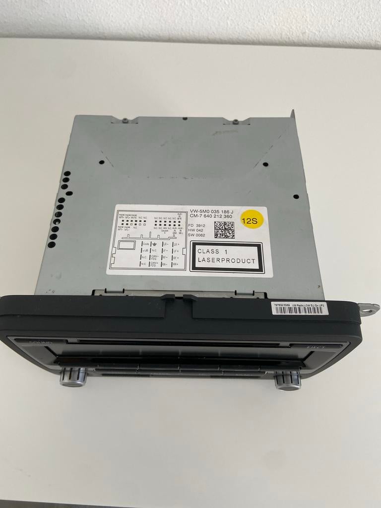 VW-5M0 035 186 J autoradio, Auto diversen, Autoradio's, Gebruikt, Ophalen
