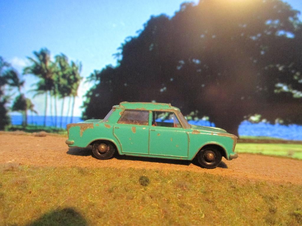 1/64 Fiat 1500 - Matchbox Lesney nr.56B 1965-67 #2, Ophalen of Verzenden, Gebruikt, Auto