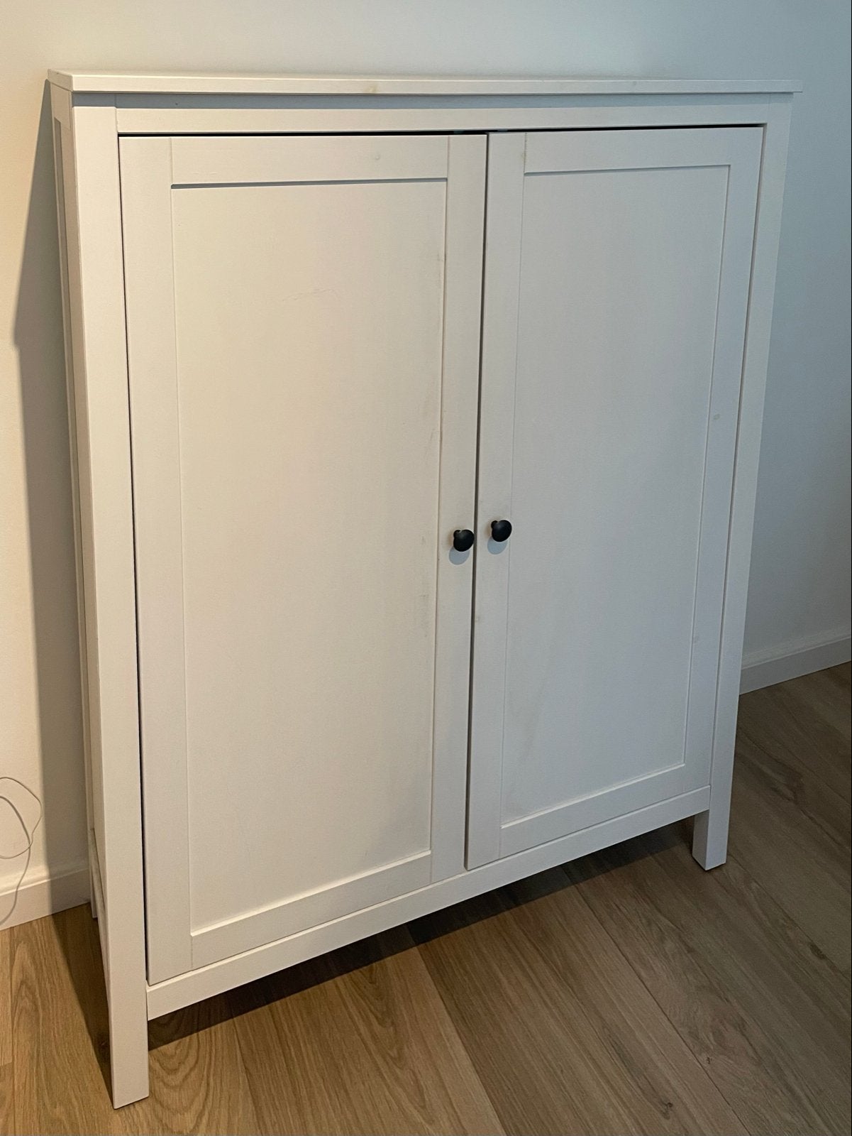 Ikea Hemnes Kast - Wit - 99x130x37cm, Ophalen, Gebruikt, 100 tot 150 cm, 50 tot 100 cm