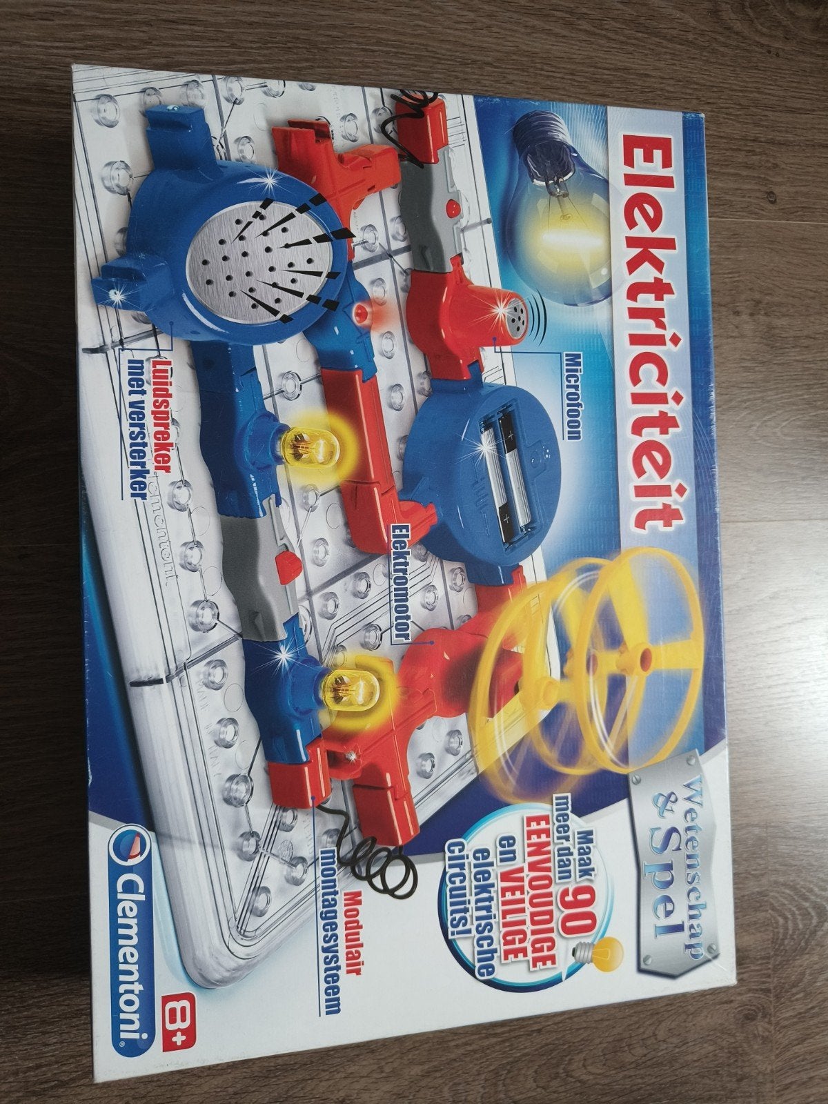 Clementoni Wetenschap & Spel Elektriciteit Experimenteerset, Ophalen of Verzenden, Gebruikt, Bouwen, Met licht