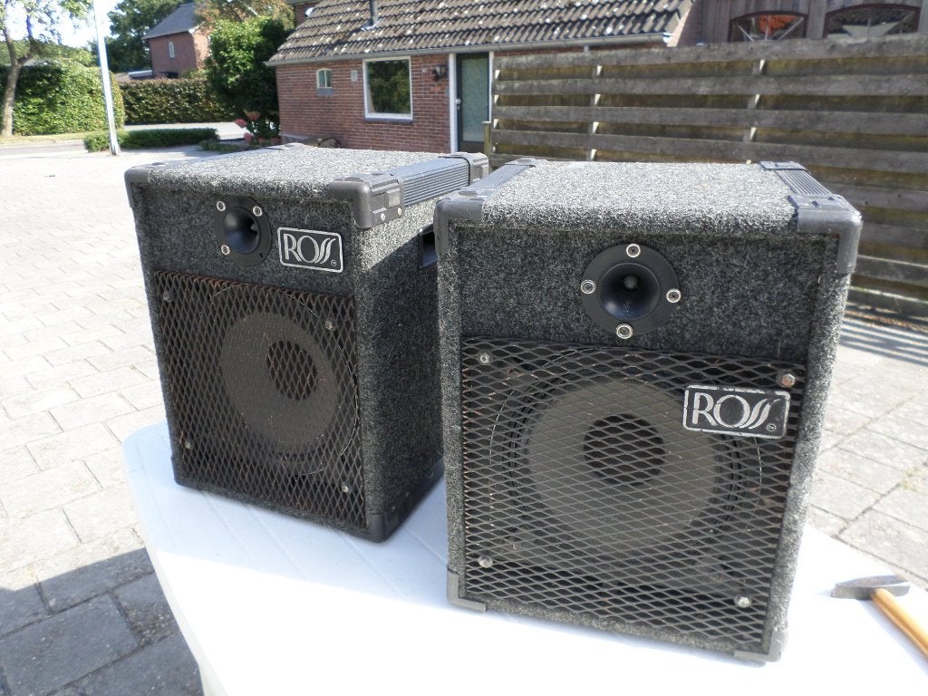 ROSS Systems T-122 Speakers - Set van 2, Gebruikt, Overige typen, 60 tot 120 watt, Ophalen