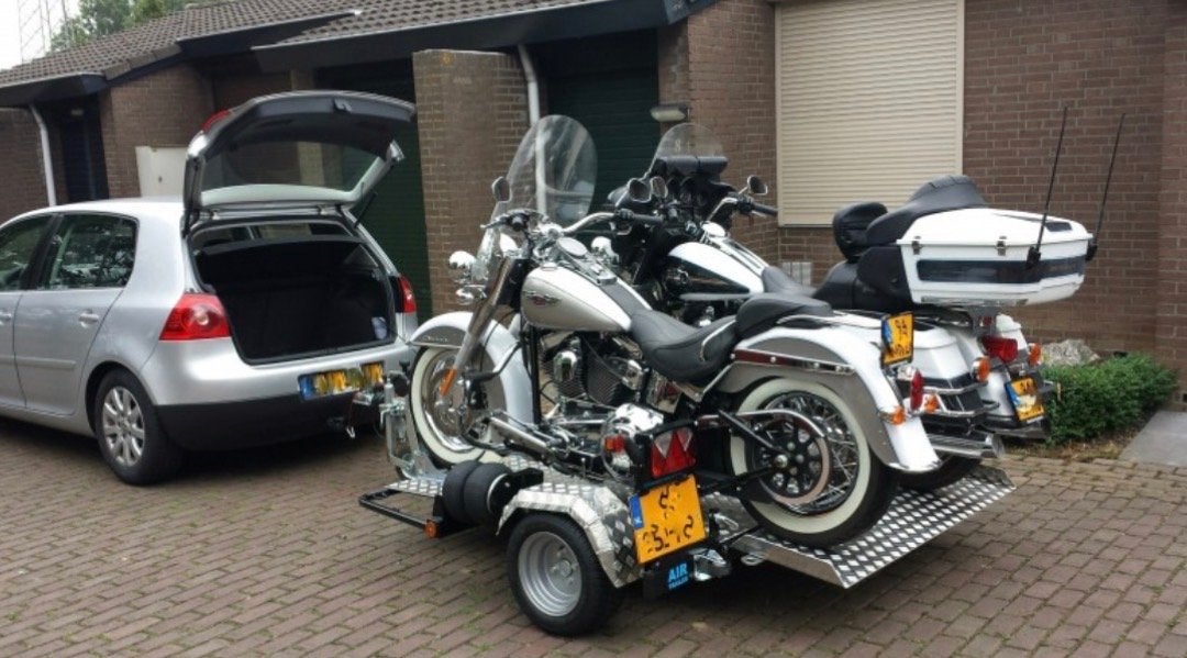Te huur/koop: Airtrailer duo ongeremd motortrailer, Ophalen of Verzenden, Gebruikt