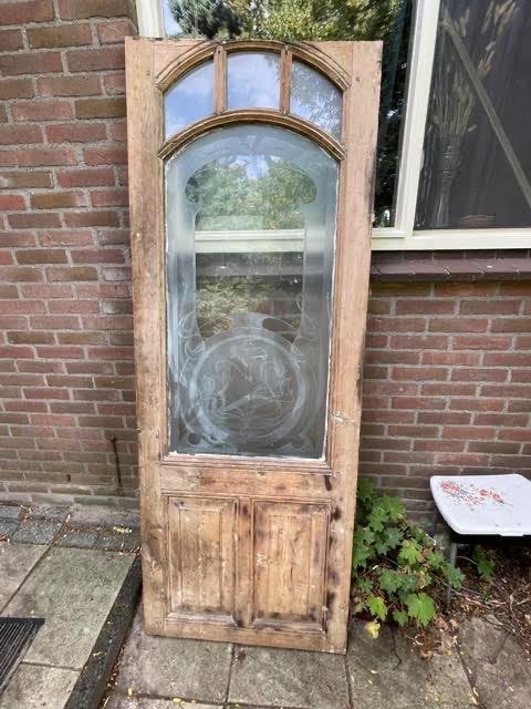 oude cafe deur, Ophalen