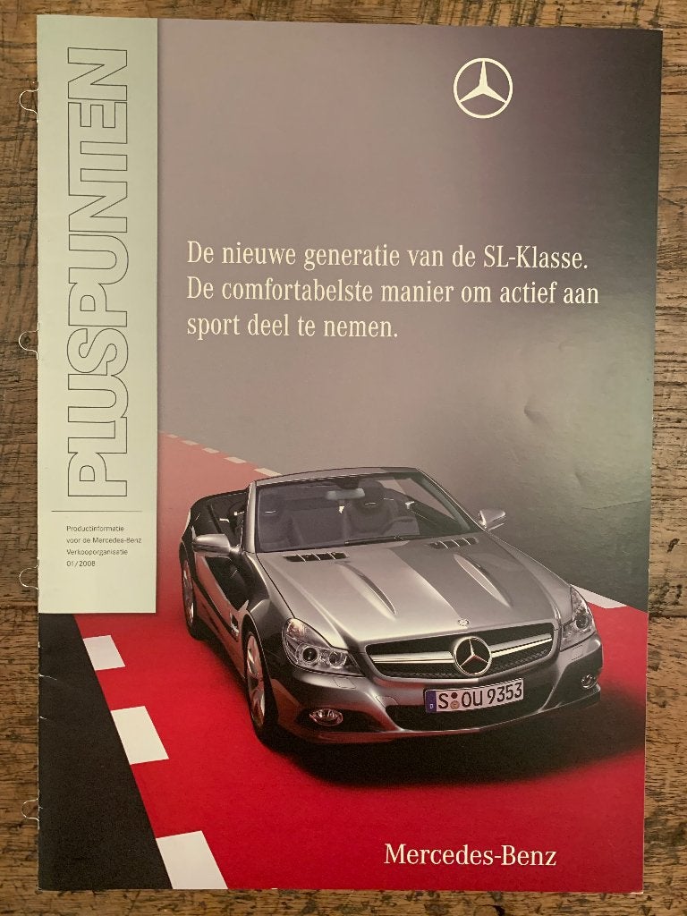 Product informatie brochure Mercedes-Benz SL R230 2008, Nieuw, Mercedes-Benz, Mercedes, Ophalen of Verzenden