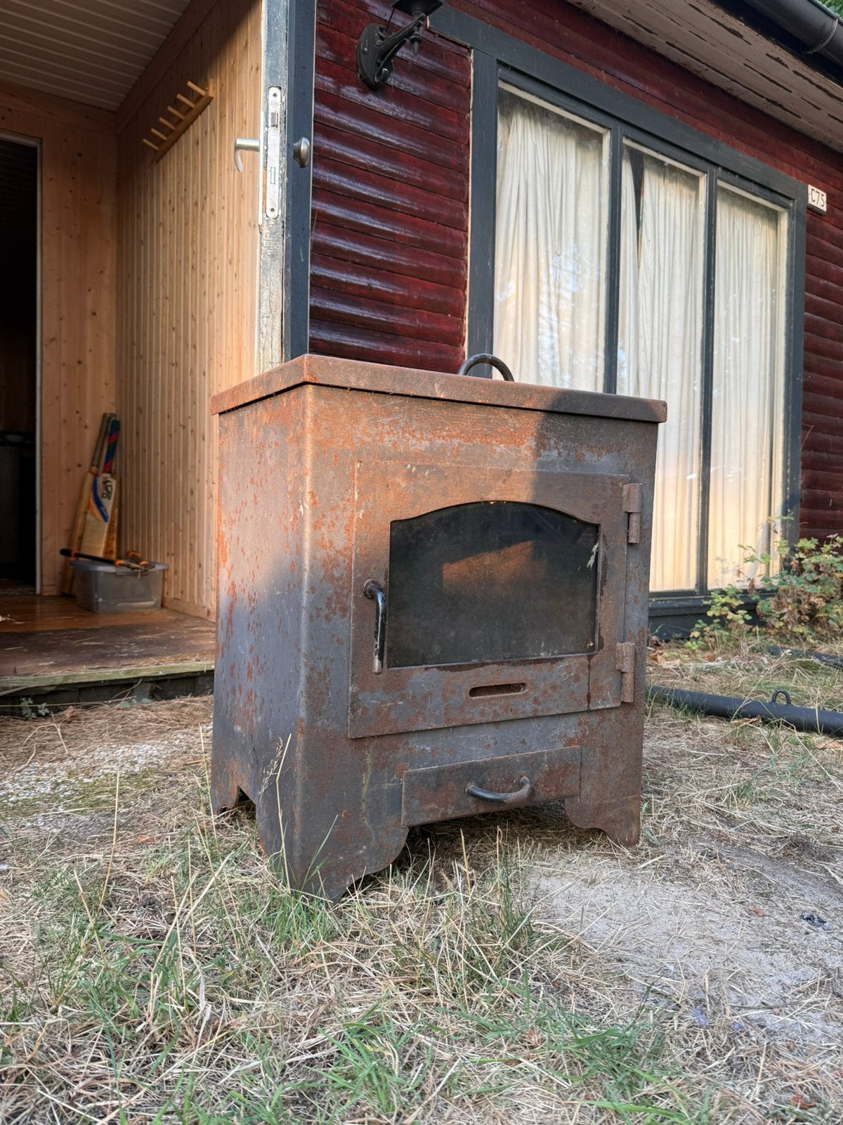 Opknap kachel, Huis en Inrichting, Kachels, Ophalen, Zo goed als nieuw, Hout, Houtkachel