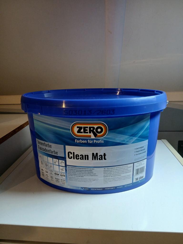 10l zero clean mat (wit), 10 tot 15 liter, Ophalen, Nieuw, Wit