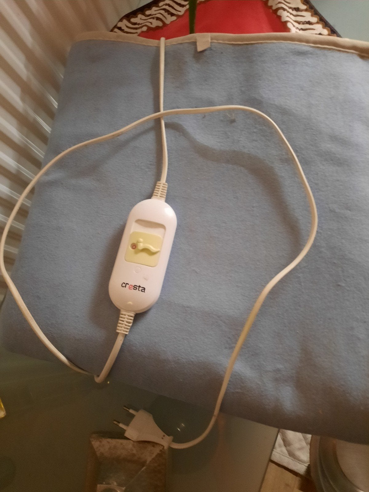 Elektrische deken/warmtedeken  (1-persoons) z.g.a.n., Zo goed als nieuw, 150 cm, Grijs, Ademend