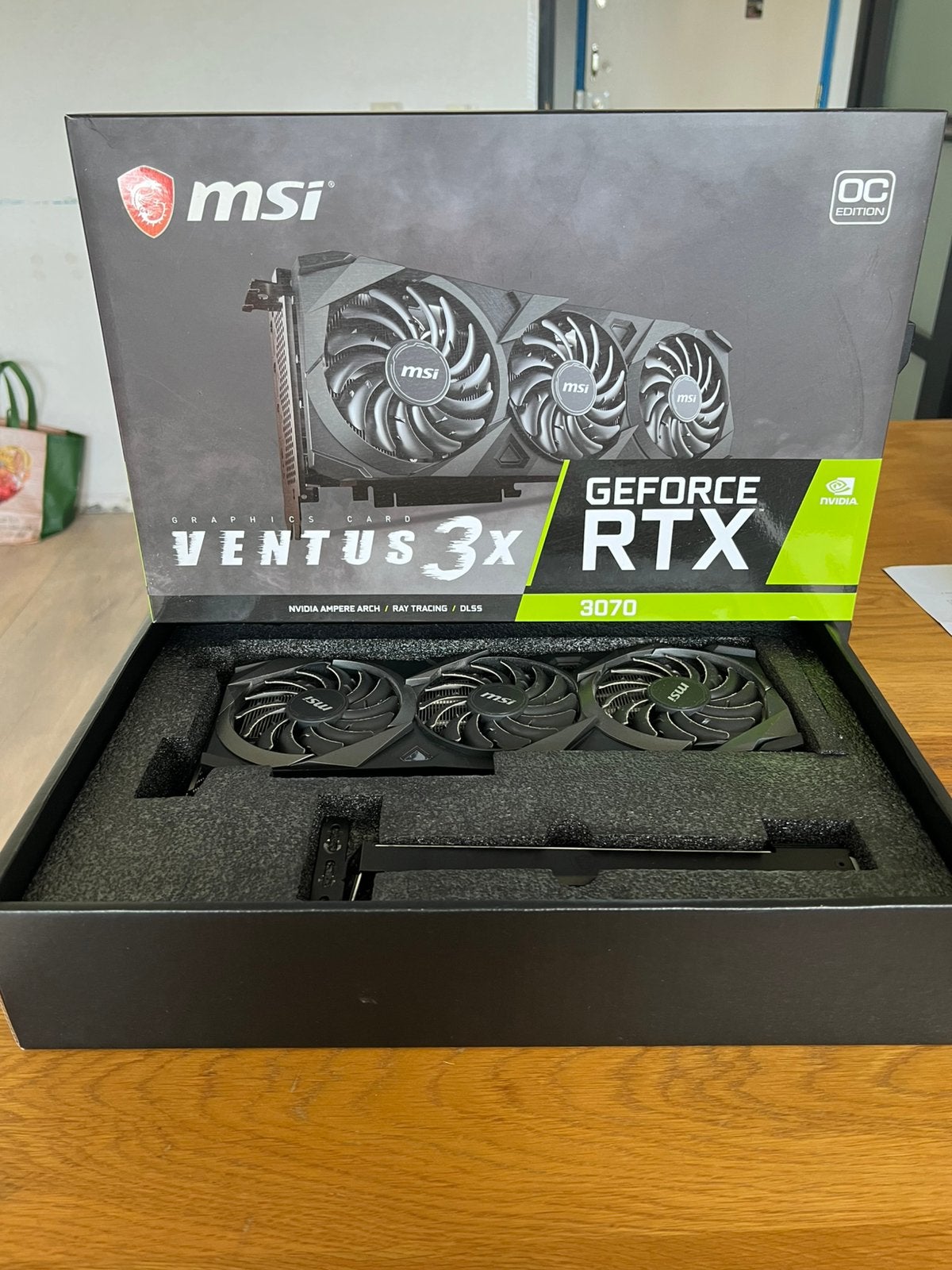MSI GeForce RTX 3070 Ventus 3x, Computers en Software, Videokaarten, GDDR6, PCI-Express 4, Ophalen of Verzenden, Zo goed als nieuw