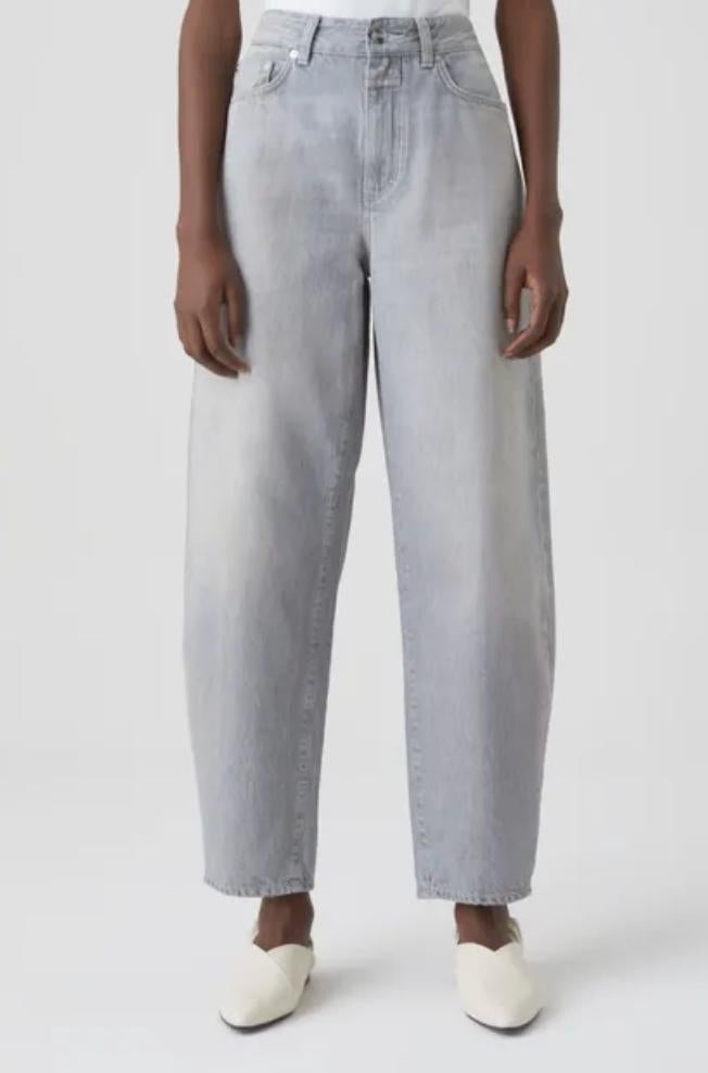 CLOSED lichtgrijze jeans barrel Fayna mt 29 organic cotton, Verzenden, Closed, Zo goed als nieuw, W28 - W29 (confectie 36)