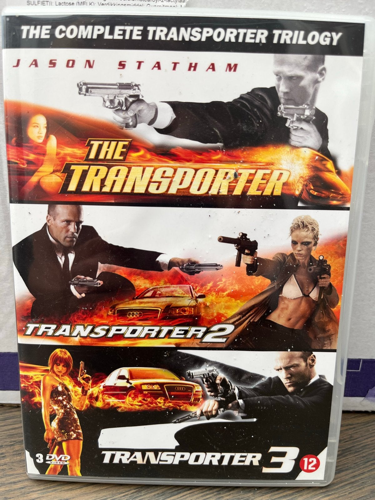 The Transporter Trilogie (3 DVD's) - Jason Statham, Nederlands, Actie, Ophalen of Verzenden, Vanaf 12 jaar