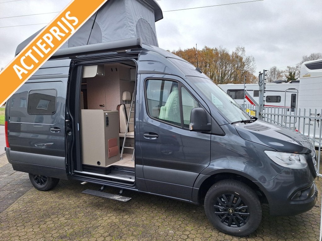 Hymer Grand Canyon S 600 NIEUW 4 PERSOONS+SLAAPDAK-170PK, Caravans en Kamperen, Koelkast, Ringverwarming, Diesel, Hymer